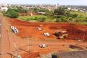 Drenagem e terraplenagem marcam avanço das obras do Viaduto da PUC em Londrina Foto: DER-PR