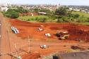 Drenagem e terraplenagem marcam avanço das obras do Viaduto da PUC em Londrina Foto: DER-PR