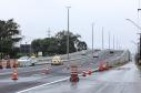 Novo viaduto de São José dos Pinhais tem pista superior liberada Foto: Rodrigo Félix Leal/SEIL-PR