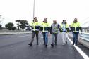 Novo viaduto de São José dos Pinhais tem pista superior liberada Foto: Rodrigo Félix Leal/SEIL-PR
