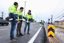 Novo viaduto de São José dos Pinhais tem pista superior liberada Foto: Rodrigo Félix Leal/SEIL-PR