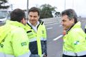 Novo viaduto de São José dos Pinhais tem pista superior liberada Foto: Rodrigo Félix Leal/SEIL-PR