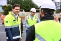Novo viaduto de São José dos Pinhais tem pista superior liberada Foto: Rodrigo Félix Leal/SEIL-PR