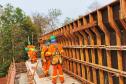 Construção das vigas Rodovia das Cataratas