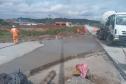 Obra de restauração de rodovia em concreto entre Palmas e Clevelândia chega a 75%