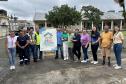 Cestas básicas sendo distribuídas em Paranaguá