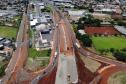 Obras do Viaduto da PUC, em Londrina