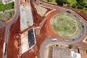Obras do Viaduto da PUC, em Londrina