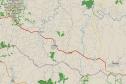 Mapa da obra em PRC-280 Pato Branco Clevelândia