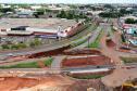 Obra do Trevo do Catuaí em Maringá