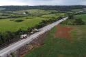 Obras na pista de concreto da PRC-280
