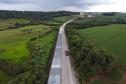 Obras na pista de concreto da PRC-280