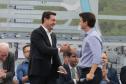 O governador Carlos Massa Ratinho Junior e o prefeito de Curitiba, Eduardo Pimentel, anunciam nesta terça-feira (01), no Palácio Iguaçu, um convênio para implantação de duas trincheiras na Linha Verde.