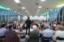 O governador discursando