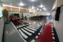 palco temático da Escola de Trânsito do DER/PR em Cascavel