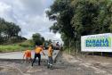 Obra de restauração em concreto da PRC-280