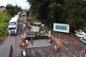 Obra de restauração em concreto da PRC-280