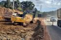 Obras da duplicação da Rodovia dos Minérios em Almirante Tamandare