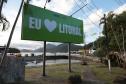 placa "eu amo litoral"