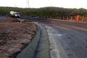 Obra emergencial em rodovia de Rio Branco do Sul