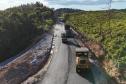 Obra emergencial em rodovia de Rio Branco do Sul