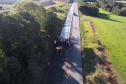 Obras da rodovia de concreto no Sudoeste