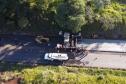 Obras da rodovia de concreto no Sudoeste