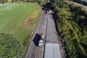 Obras da rodovia de concreto no Sudoeste