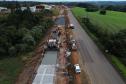 Obras de duplicação em concreto da PRC-466