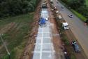 Obras de duplicação em concreto da PRC-466