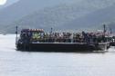 pessoas no ferry boat