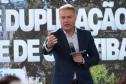 O governador Carlos Massa Ratinho Junior e o ministro dos Transportes, Renan Filho, participam nesta quarta-feira (18) do anúncio do início da duplicação do Contorno Norte de Curitiba.