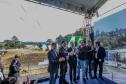 O governador Carlos Massa Ratinho Junior e o ministro dos Transportes, Renan Filho, participam nesta quarta-feira (18) do anúncio do início da duplicação do Contorno Norte de Curitiba.