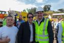 O governador Carlos Massa Ratinho Junior e o ministro dos Transportes, Renan Filho, participam nesta quarta-feira (18) do anúncio do início da duplicação do Contorno Norte de Curitiba.