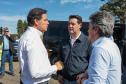 O governador Carlos Massa Ratinho Junior e o ministro dos Transportes, Renan Filho, participam nesta quarta-feira (18) do anúncio do início da duplicação do Contorno Norte de Curitiba.