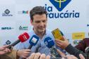 O governador Carlos Massa Ratinho Junior e o ministro dos Transportes, Renan Filho, participam nesta quarta-feira (18) do anúncio do início da duplicação do Contorno Norte de Curitiba.