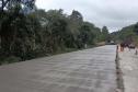 Obras de Concretagem da rodovia entre Clevelândia e Pato Branco