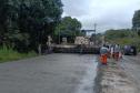Obras de Concretagem da rodovia entre Clevelândia e Pato Branco
