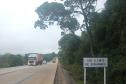 Obras de Concretagem da rodovia entre Clevelândia e Pato Branco