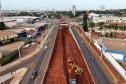 Obras do novo Trevo do Catuaí em Maringá