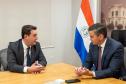 Ratinho Junior e presidente do Paraguai conversando