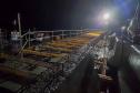 Obras noturnas na Ponte de Guaratuba 