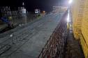 Obras noturnas na Ponte de Guaratuba 