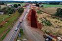 obras do novo viaduto de Lerroville