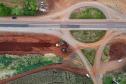 obras do novo viaduto de Lerroville