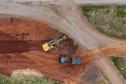 obras do novo viaduto de Lerroville