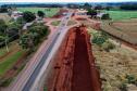 obras do novo viaduto de Lerroville
