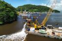 Obras na Ponte de Guaratuba
