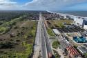 Obras da duplicação em concreto da PR-412 entre Matinhos e Pontal do Paraná