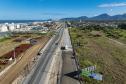 Obras da duplicação em concreto da PR-412 entre Matinhos e Pontal do Paraná